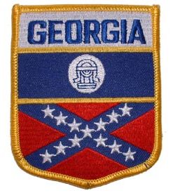 Georgia (old) Flag Shield Patch