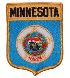 Minnesota Flag Shield Patch