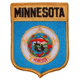 Minnesota Flag Shield Patch
