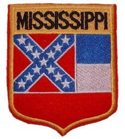 Mississippi Flag Shield Patch