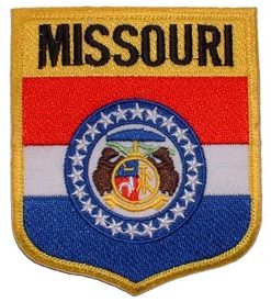Missouri Flag Shield Patch