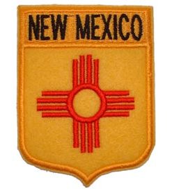 New Mexico Flag Shield Patch