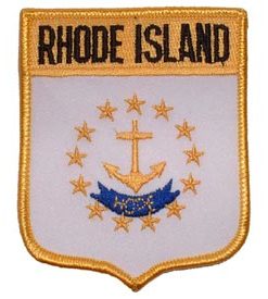 Rhode Island Flag Shield Patch