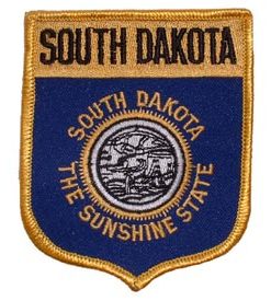 South Dakota Flag Shield Patch