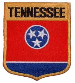 Tennessee Flag Shield Patch