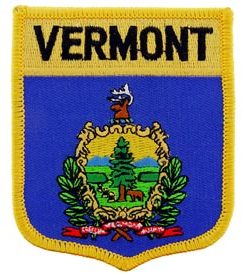 Vermont Flag Shield Patch