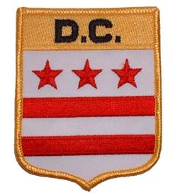 Dist of Columbia Flag Shield Patch
