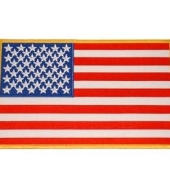 USA Flag. 11 7/8" x 7 7/8"