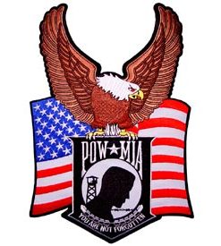 POW Eagle Flag. 11"