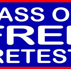 3' x 10' Pass Or Free Retest Banner