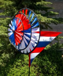Patriot Wind Sail Triple Wheel Spinner