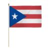 PUERTO RICO 12X18 INCH STICK FLAG