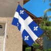 Quebec 2x3ft Poly Flag, Quebec Flag 2x3 ft Polyester Canadian Province
