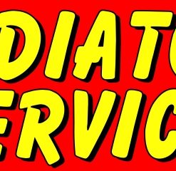 3' x 10' Radiator Service Banner
