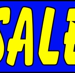 3' x 10' Sale party Banner