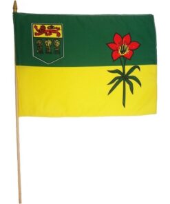 Saskatchewan Canadian Province 12"x18" Stick Flag