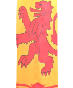 Scotland Lion Flag Windsock 40-Inch, Scotland Lion Applique Windsocks, Scottish Lion Rampant Flag Windsock, Scottish Windsocks, Scotland Lion Flag Windsocks