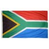 South Africa 2'x3' Nylon Flag, Perma-Nyl 2'x3' Nylon South Africa, 2 ft. X 3 ft. Nyl-Glo South Africa Flag,