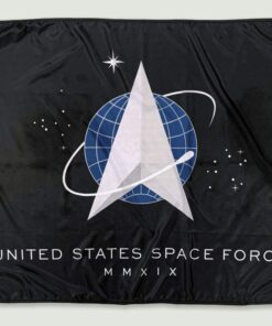 3' x 5' U.S. Space Force Flag, Space Force 3ft X 5ft Nylon Flag, 3' X 5' U.S. Military Space Force Nylon Flag with brass grommets