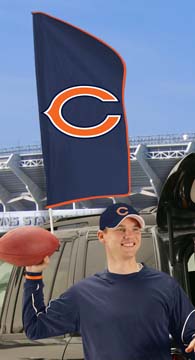 42"x20" Bears Tailgate Flag