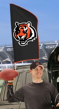 42"x20" Bengals Tailgate Flag