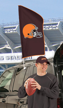 42"x20" Browns Tailgate Flag
