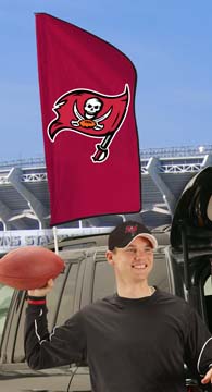 42"x20" Buccaneers Tailgate Flag