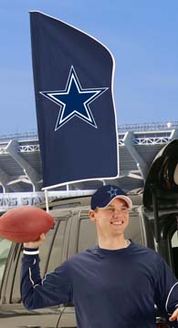 42"x20" Cowboys Tailgate Flag