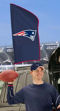 42"x20" Patriots Tailgate Flag
