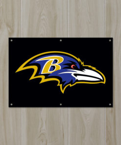 2'x3' Ravens Fan Banner