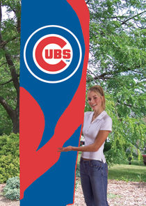 Chicago Cubs Tall Team Flag