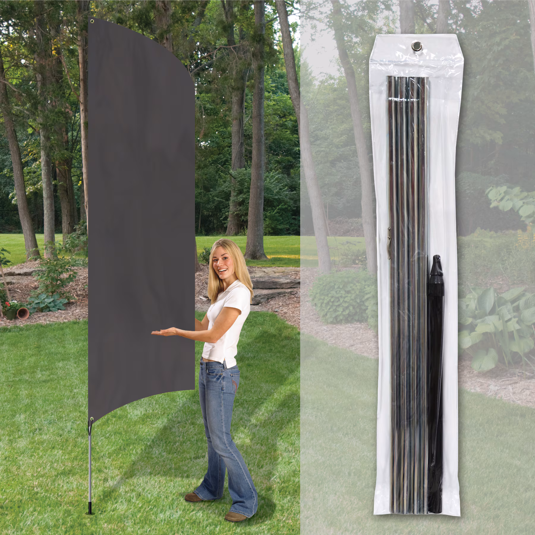 Tall Team Flag Pole is a 11'- 4 PC POLE, Metal Flag Pole for Tall Team Flags