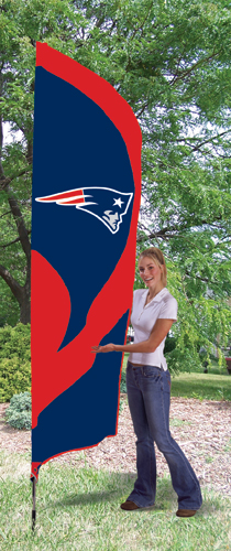 New England Patriots Tall Team Flag Kit with Pole