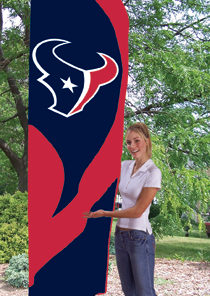 Texans Tall Flag 8.5'x2.5