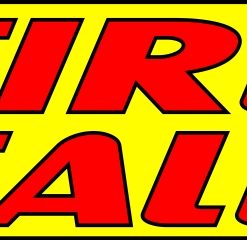 3' x 10' Tire Sale yellow Banner