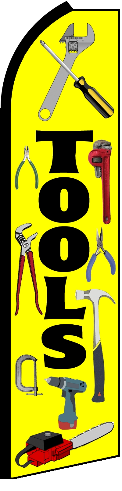 38'' x 138'' Tools Swooper Flag