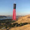 U.S. Stars & Stripes Embroidered Windsock