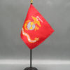 USMC 4"X6" Rayon Stick Flag
