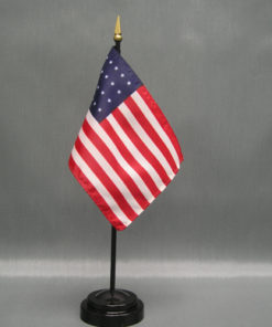 4" x 6" 24 Stars Old Glory Stick Flag