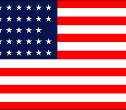 3 x 5 33 Stars Old Glory Nylon Flag