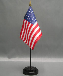 4" x 6" 34 Stars Old Glory Stick Flag