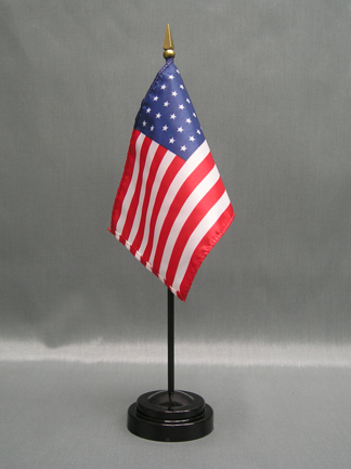 4" x 6" 34 Stars Old Glory Stick Flag