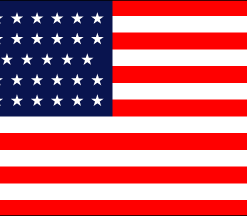 3 x 5 34 Stars Old Glory Nylon Flag