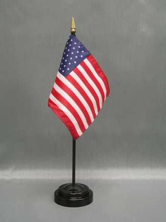 4" x 6" 49 Stars Old Glory Stick Flag