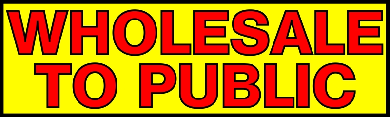 3' x 10' Wholesale To Public Banner