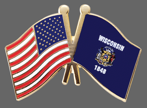 Wisconsin Friendship Pins