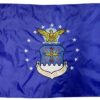 Air Force Double Sided 3x5 Flag Embroidered Nylon, Double Sided Nylon 3'x5' USAF- Air Force Flag, 3 x 5 Outdoor Nylon Air Force Flag