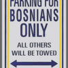 Bosnian Parking Sign