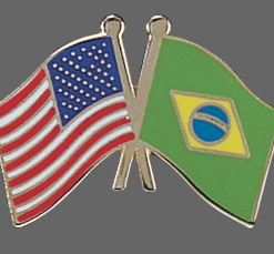 Brazil Friendship Pins
