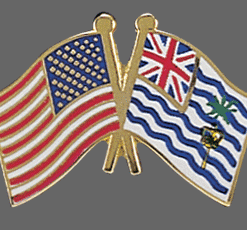 British Indian Ocean Territory Friendship Pins